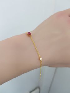 Yellow Gold Diamond Bracelet - B5906