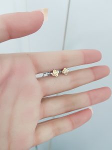 Yellow Gold Diamond Earrings - E4750