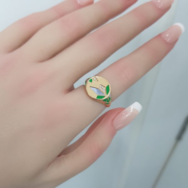 Rose Gold Diamond Ring - R4572