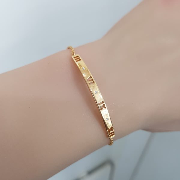 Yellow Gold Diamond Bracelet - B5911