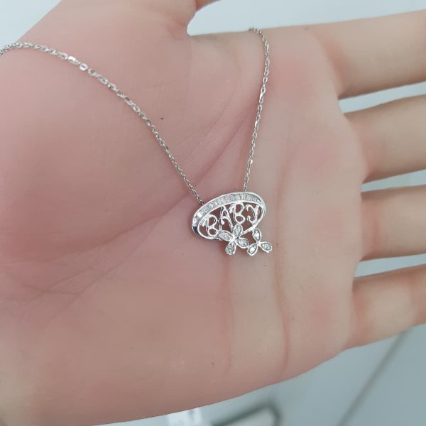 White Gold Diamond pendant - P3255