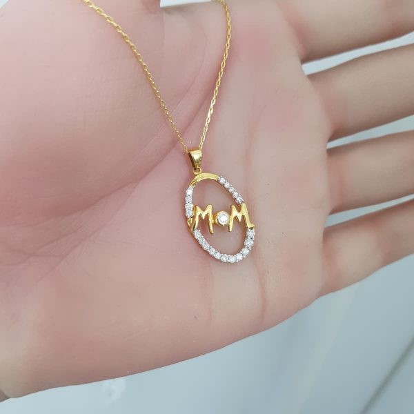 Yellow Gold Diamond Pendant - P2886