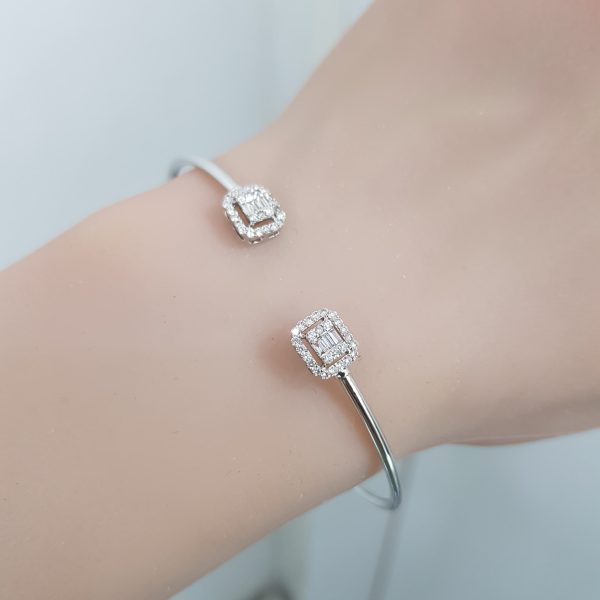 White Gold Diamond Bracelet - B5960