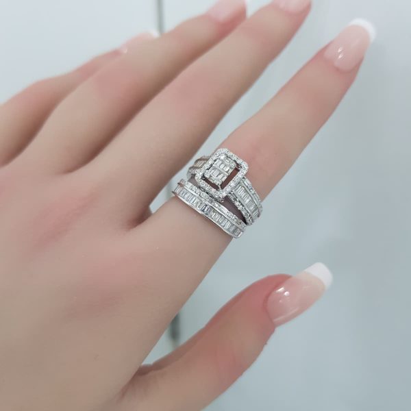 Twins Diamond Rings - T3690