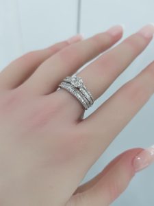 Twins Diamond Rings - T3655