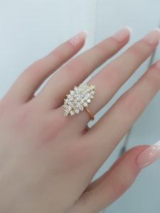 Yellow Gold Diamond Ring - R4665