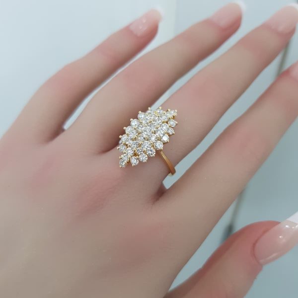 Yellow Gold Diamond Ring - R4665