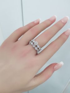 Twins Diamond Rings - T3692