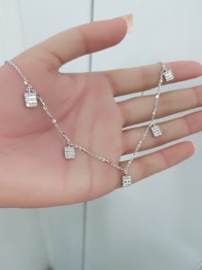 White Gold Diamond Pendant - P5454