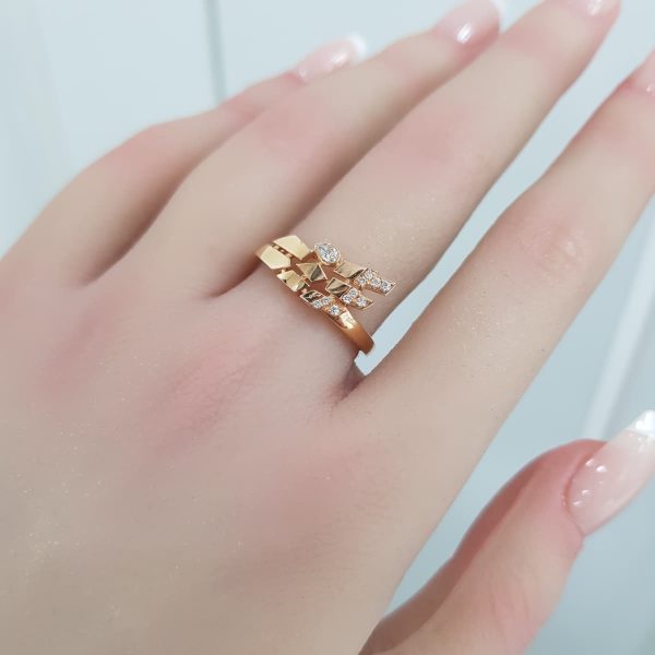 Yellow Gold Diamond Ring - R4659