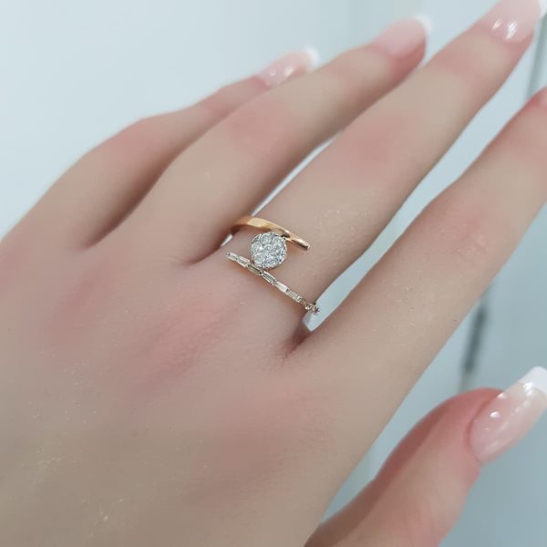 Yellow Gold Diamond Ring - R4653