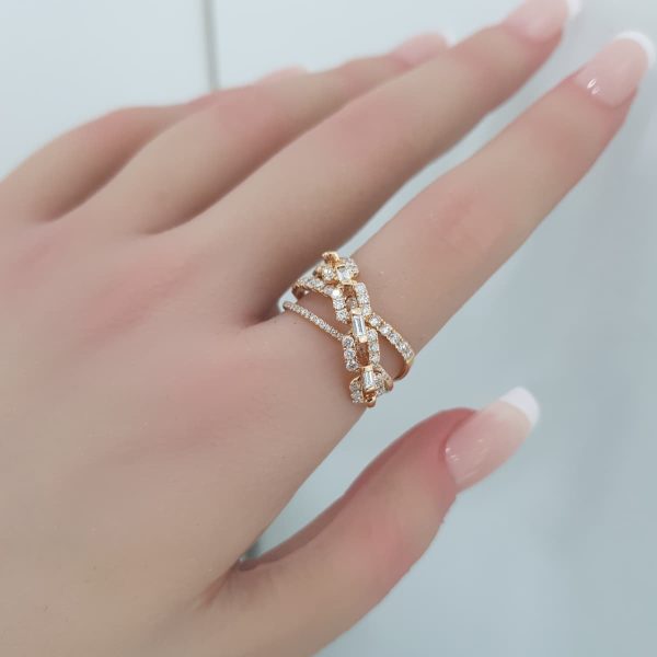 Yellow Gold Diamond Ring - R7517