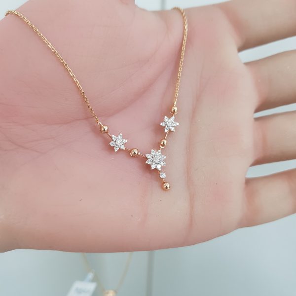 Yellow Gold Diamond Pendant - P5463