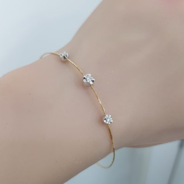 Yellow Gold Diamond Bracelet - B5946
