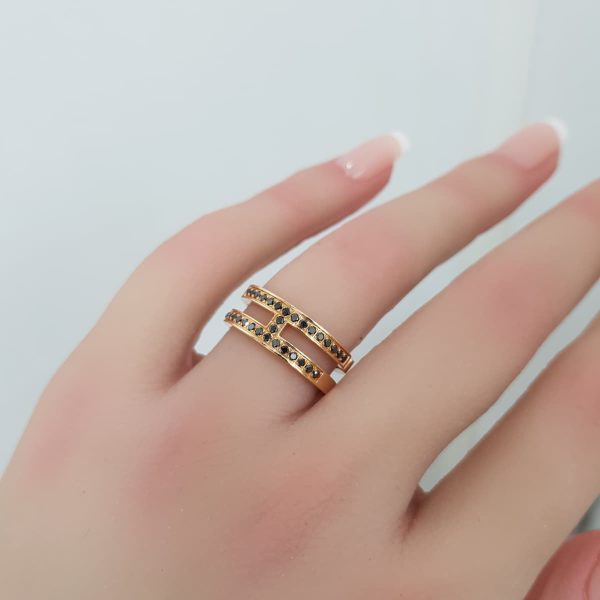 Yellow Gold Diamond Ring - R4345