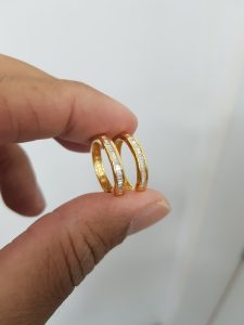 Yellow Gold Diamond Earrings - E4920