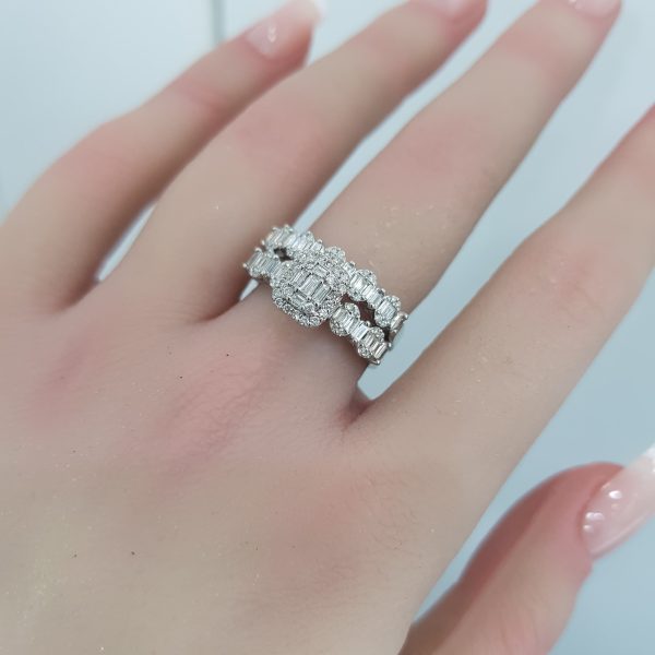 Twins Diamond Rings - T3688