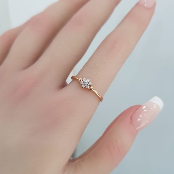 Yellow Gold Diamond Ring - R7523