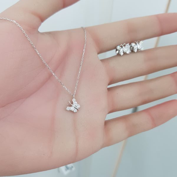 White Gold Diamond Set - P5274 & E5034