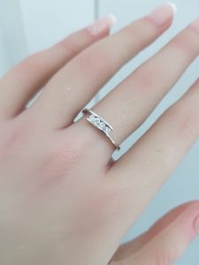 White Gold Diamond Ring - R7543