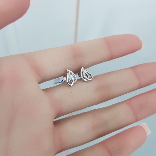 White Gold Diamond Earrings - E2019