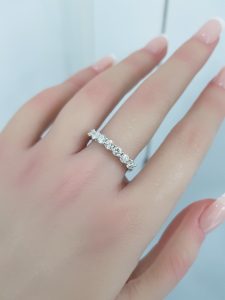 White Gold Diamond Ring - R7597