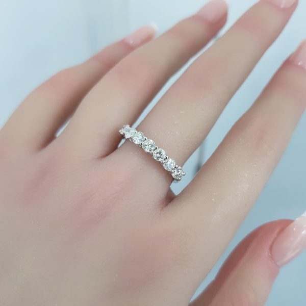 White Gold Diamond Ring - R7597
