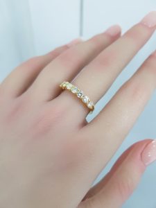 Yellow Gold Diamond Ring - R7598