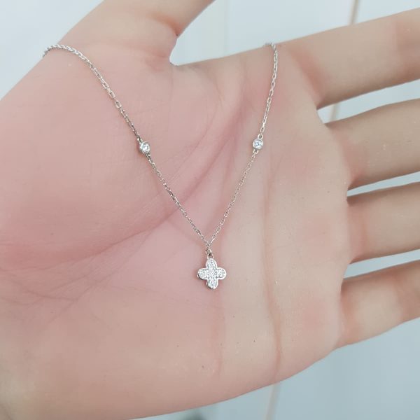 White Gold Diamond Pendant - P5465
