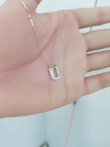 White Gold Diamond Pendant - P0530