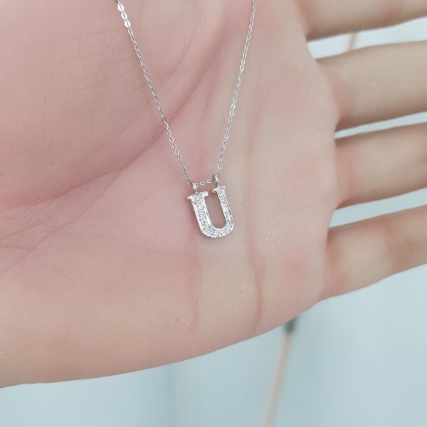 White Gold Diamond Pendant - P0530