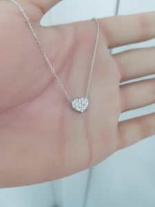 White Gold Diamond Pendant - P5466