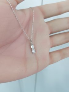 White Gold Diamond Pendant - P5133