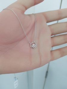 White Gold Diamond Pendant - P5429