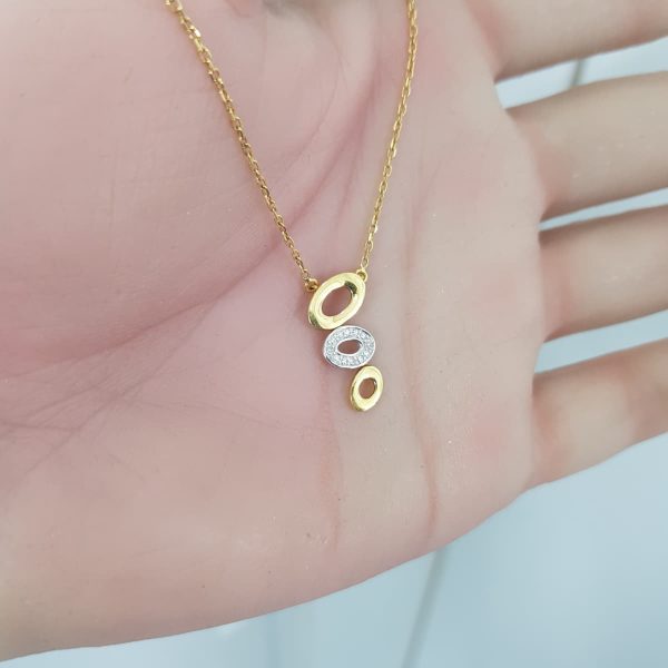 Yellow Gold Diamond Pendant - P3262