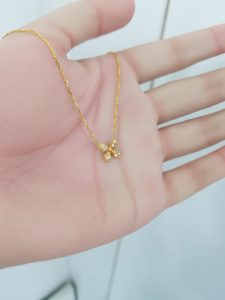 Yellow Gold Diamond Pendant - P1879