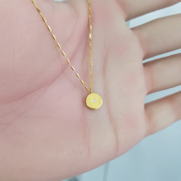 Yellow Gold Diamond Pendant - P5391