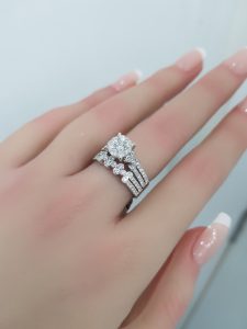 Twins Diamond Rings - T3501