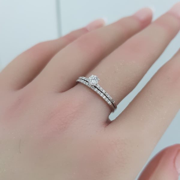 Twins Diamond Rings - T3693