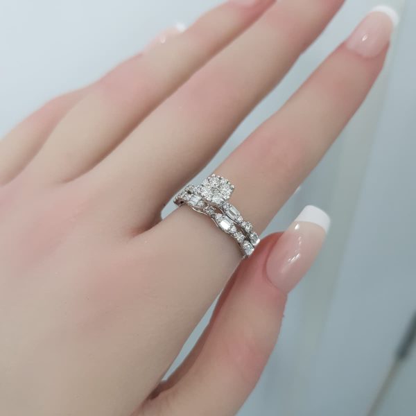 Twins Diamond Rings - T3659