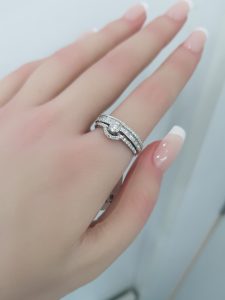 Twins Diamond Rings - T3603