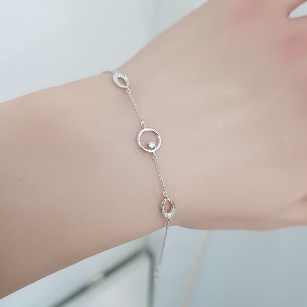 White Gold Diamond Bracelet - B5969