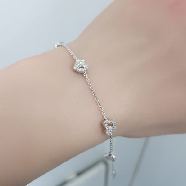 White Gold Diamond Bracelet - B5929