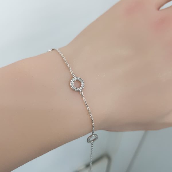 White Gold Diamond Bracelet - B5933