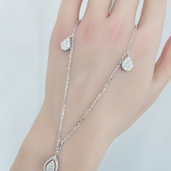 White Gold Diamond Pendant - P5395