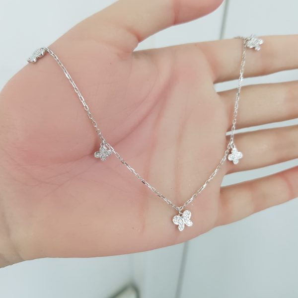 White Gold Diamond Pendant - P5464