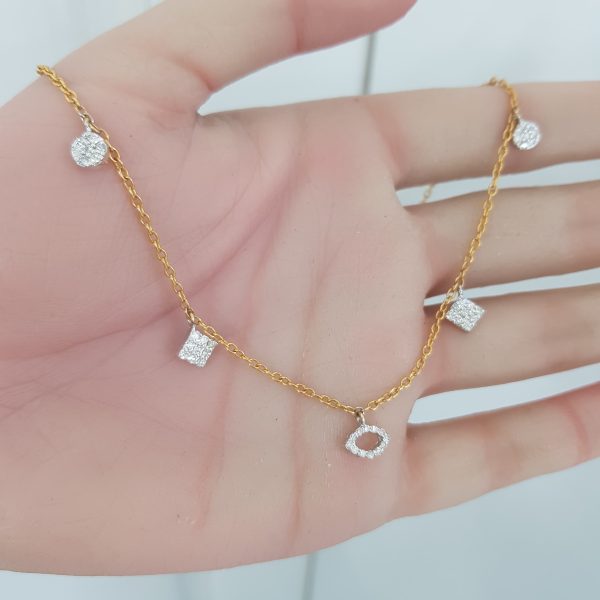 Yellow Gold Diamond Pendant - P5440