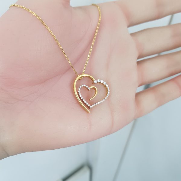 Yellow Gold Diamond Pendant - P2889