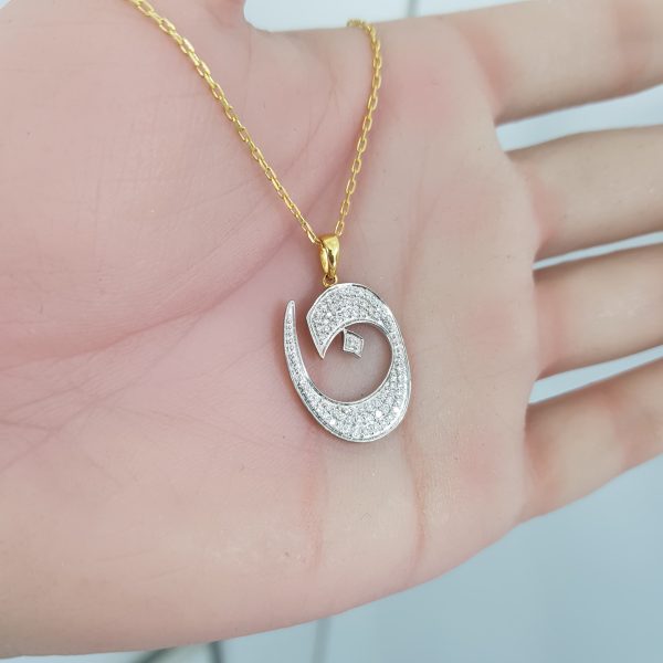 Yellow Gold Diamond Pendant - P5357