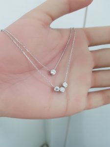 White Gold Diamond Pendant - P5471